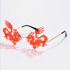 Red Dragon Glasses (New)